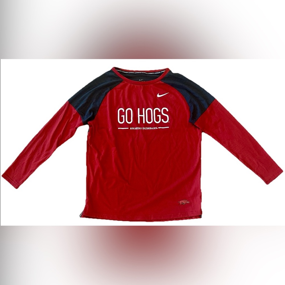 arkansas razorbacks Go Hogs Nike Dri Fit Men’s M Long Sleeve T-shirt
